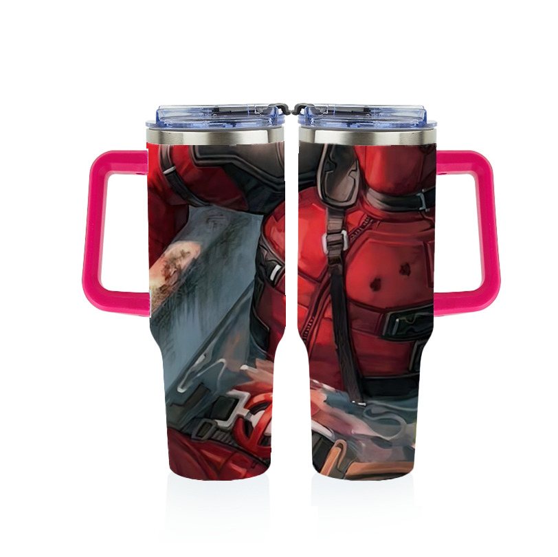 （画像用） Deadpool デッドプール 1200ｍLフルプリント車用タンブラー